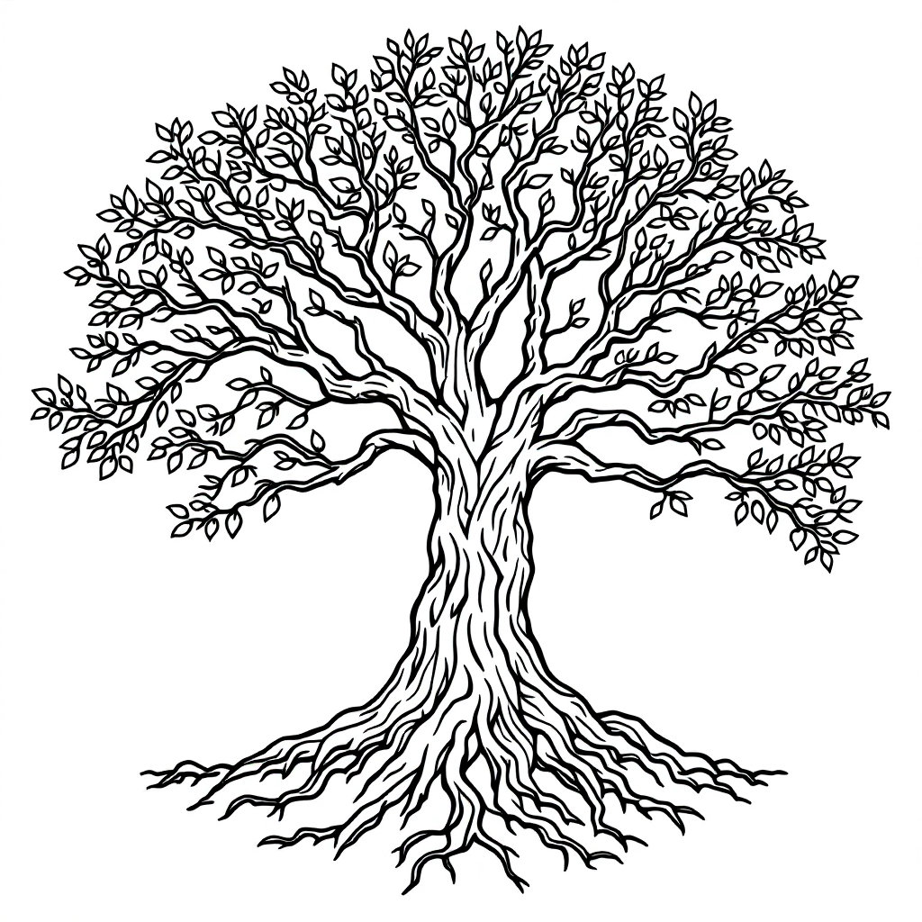 Nature Coloring: Tree of Life