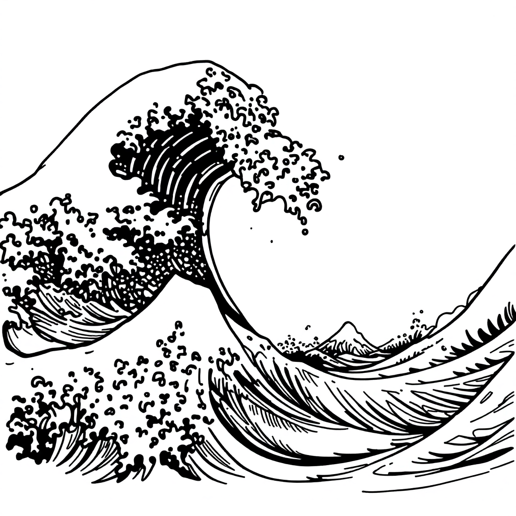 Famous Painting: The Great Wave off Kanagawa