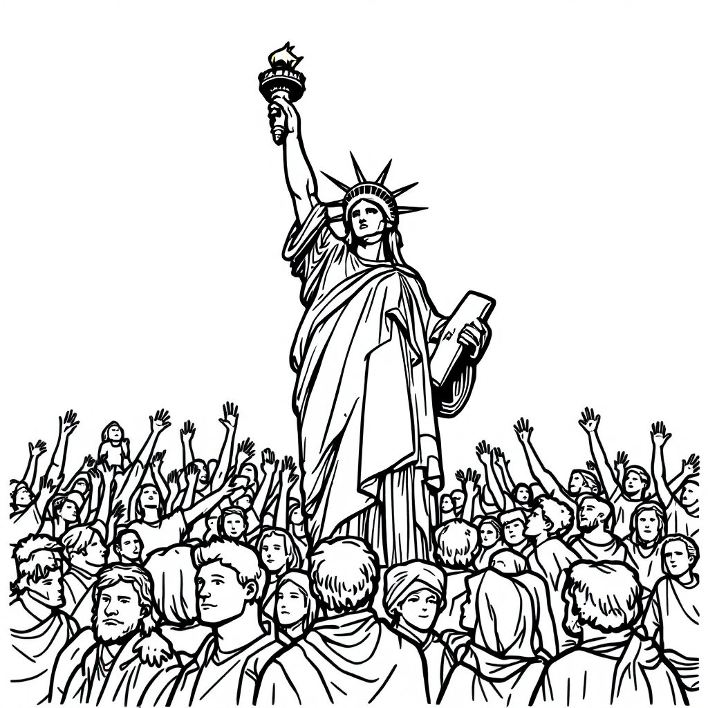 Famous Painting: Liberty Leading the People