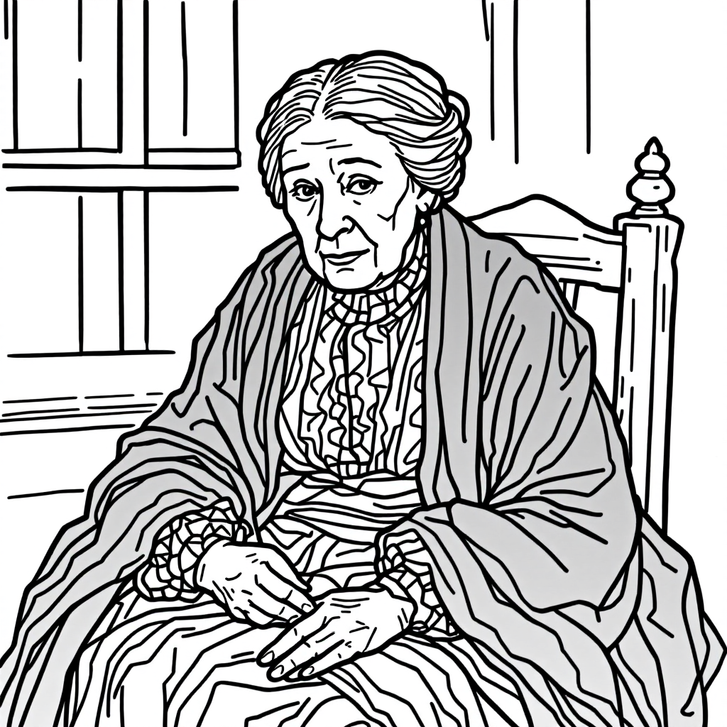 Famous Painting: Whistler's Mother
