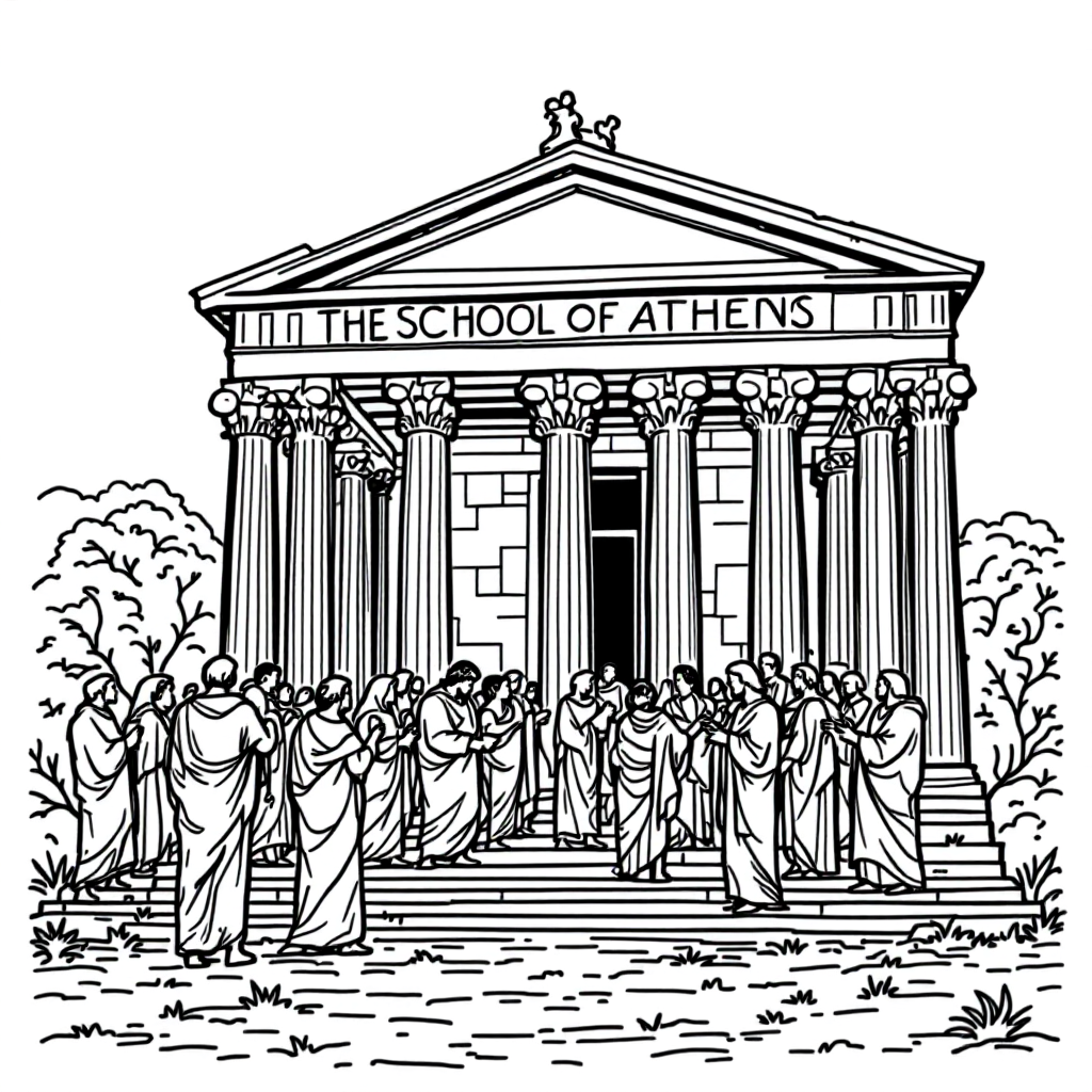 Famous Painting: The School of Athens