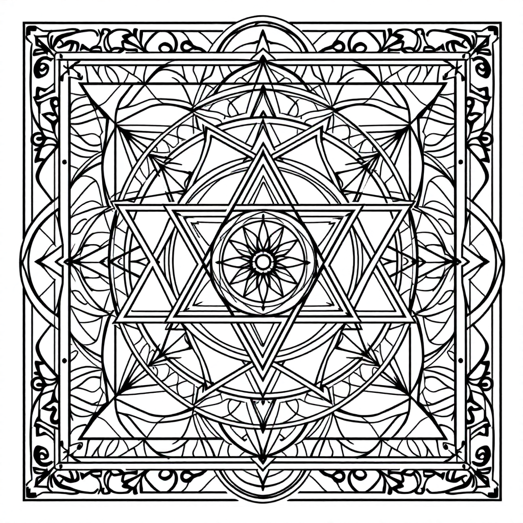 Sacred Symbol: Sri Yantra Simple