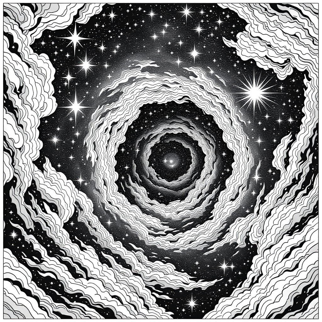 Universe Coloring: Nebula Birth