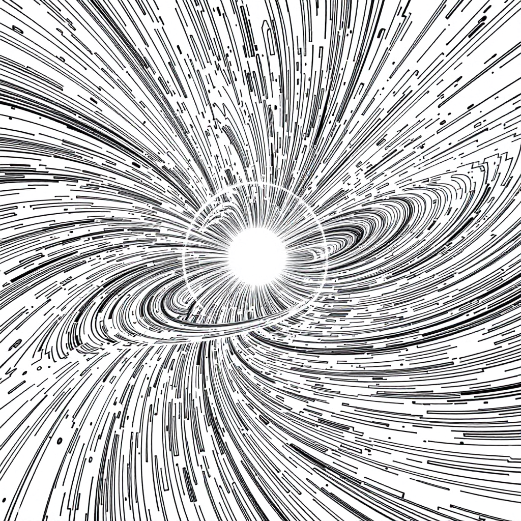 Universe Coloring: Pulsar Lighthouse