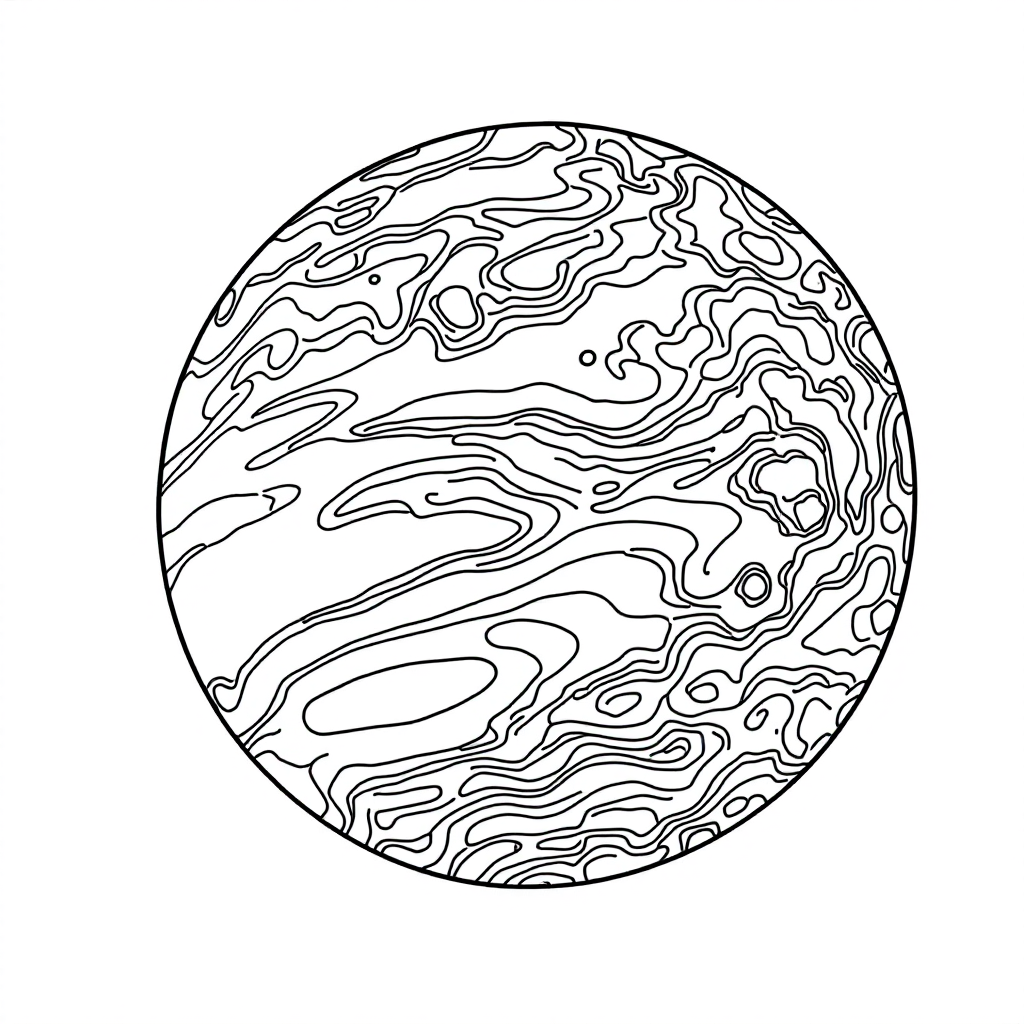 Universe Coloring: Venus Clouds