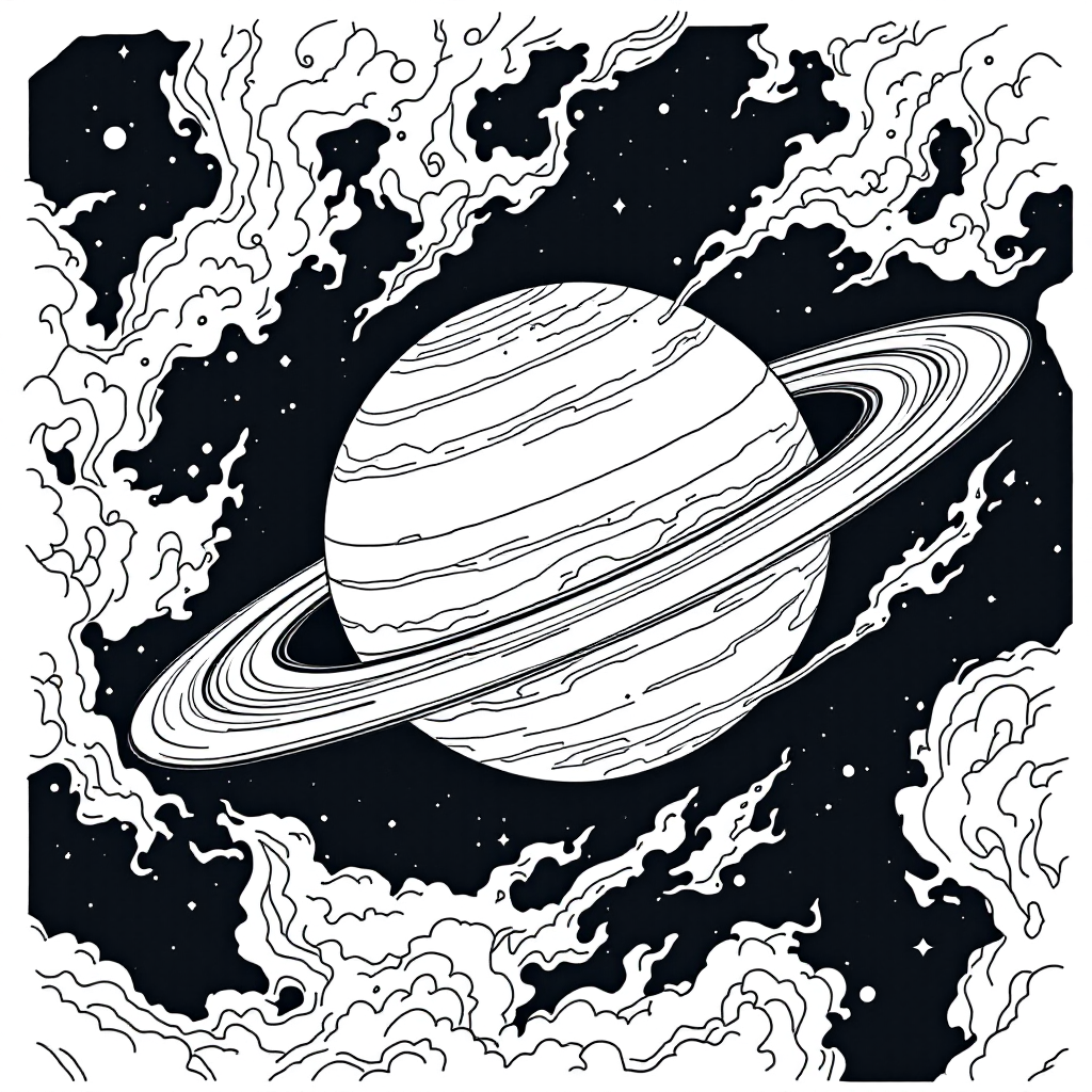 Universe Coloring: Neptune Storms