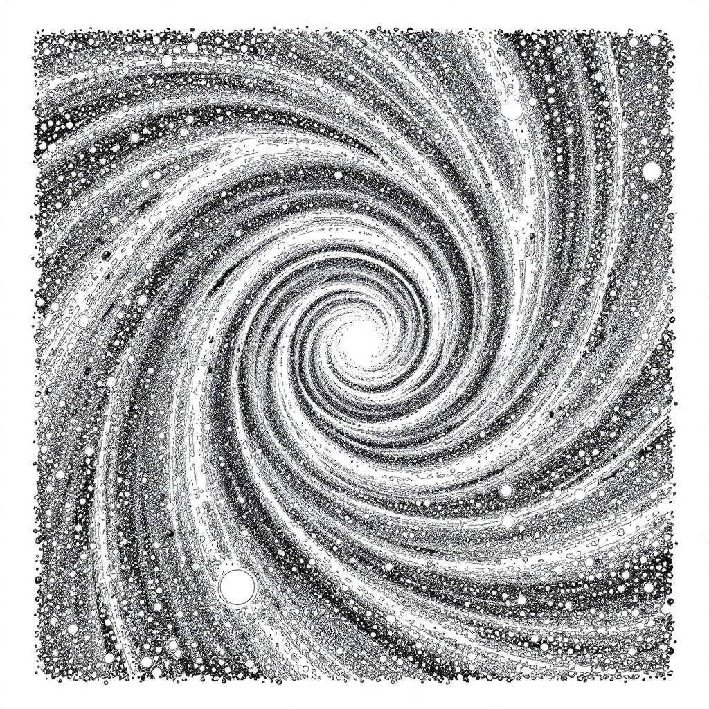 Universe Coloring: Milky Way Core