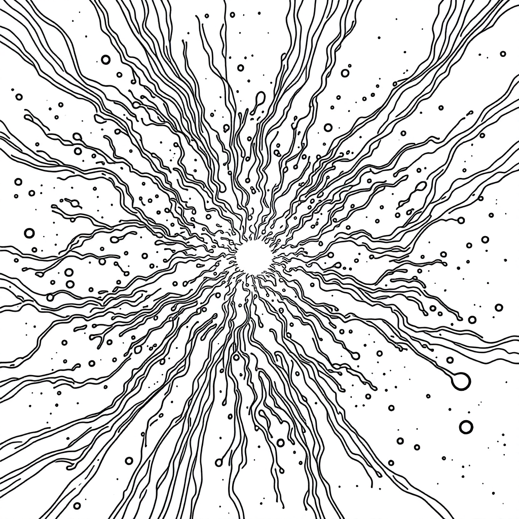 Universe Coloring: Crab Nebula