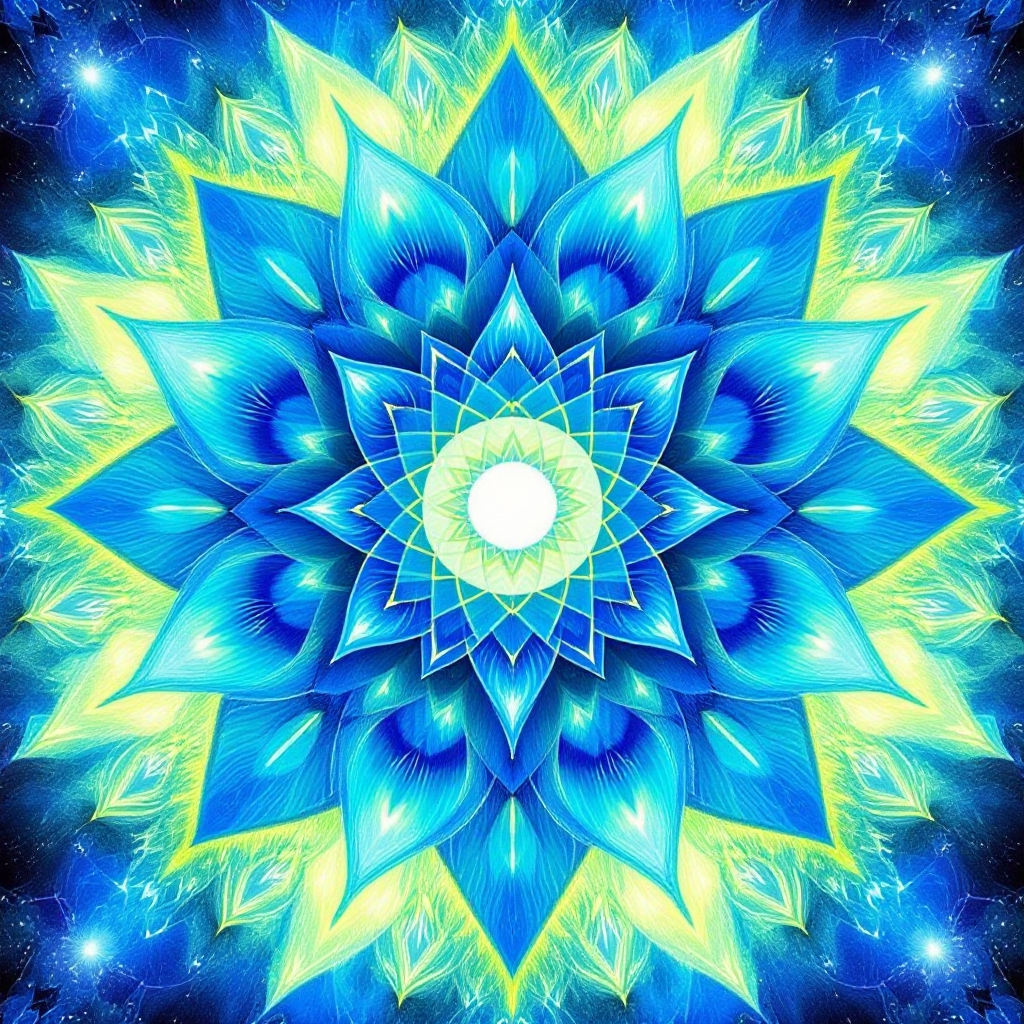 Throat Chakra Mandala (Vishuddha)
