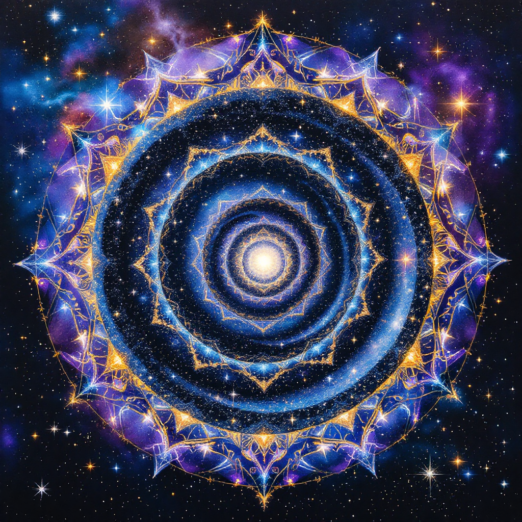 Galaxy Spiral Mandala