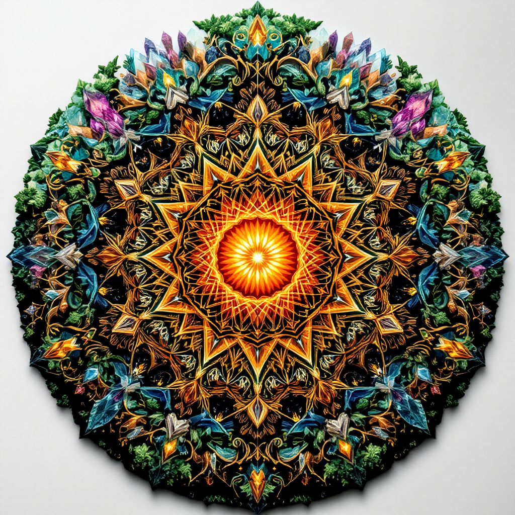 Earthquake Earth Mandala